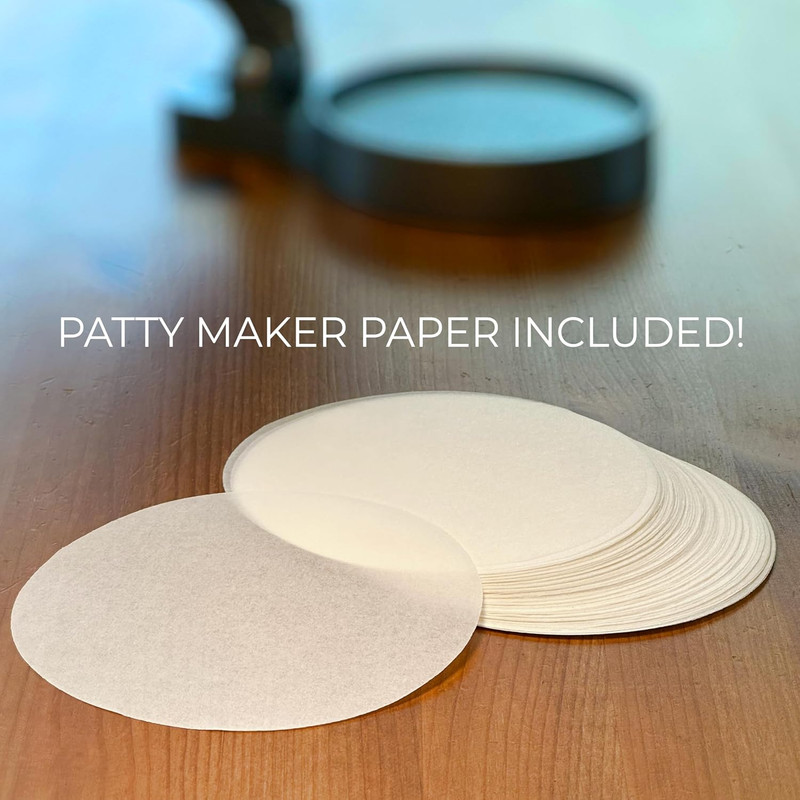 Burger Press Patty Maker – Adjustable Thickness (1/4 Lb to 3/4 Lb) with Ejector gallery