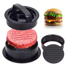 3-in-1 Burger Press Patty Maker - Stuffed Hamburger Mold Tool gallery