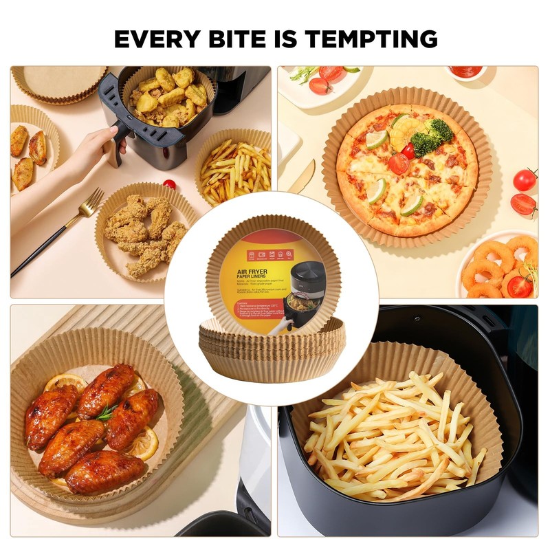 Air Fryer Liners Disposable 7.9'', 20cm, 20cm/7.9in-200 gallery