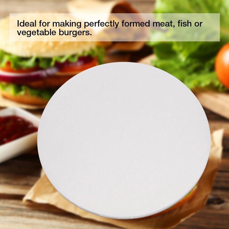 NonStick Round Grill Press Meat Maker For Perfect Burgers Recommended gallery