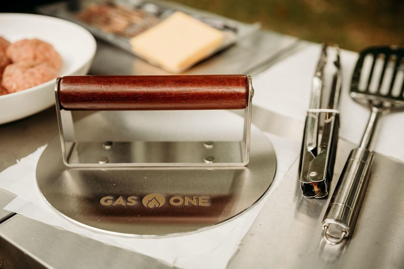 Gasone XL Burger Press – 8.5-Inch Burger Press Patty Maker – Stainless Steel Ham gallery