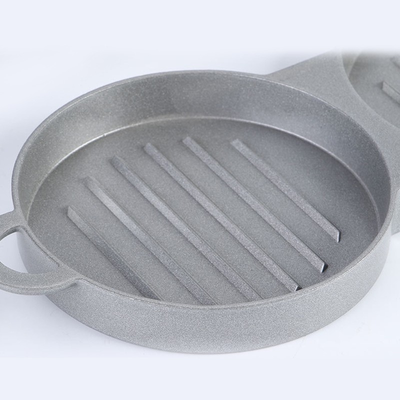 Kitchen Double Burger Press Beef Grill Patty Maker Mould BBQ Household Gift gallery