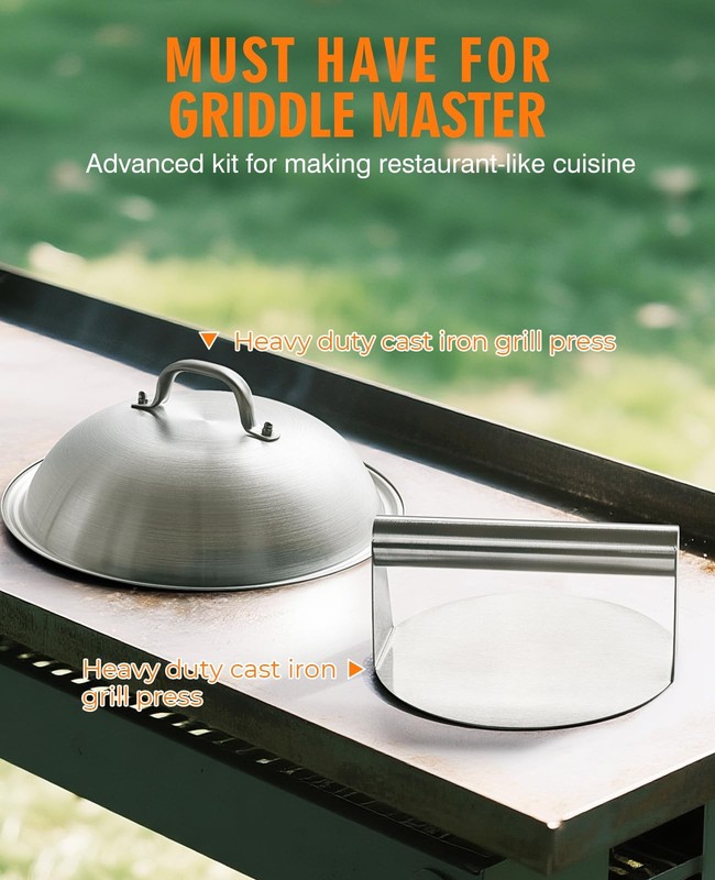 homenote Griddle Accessories for Blackstone, Commercial Grade 12 Inch Heavy D... gallery