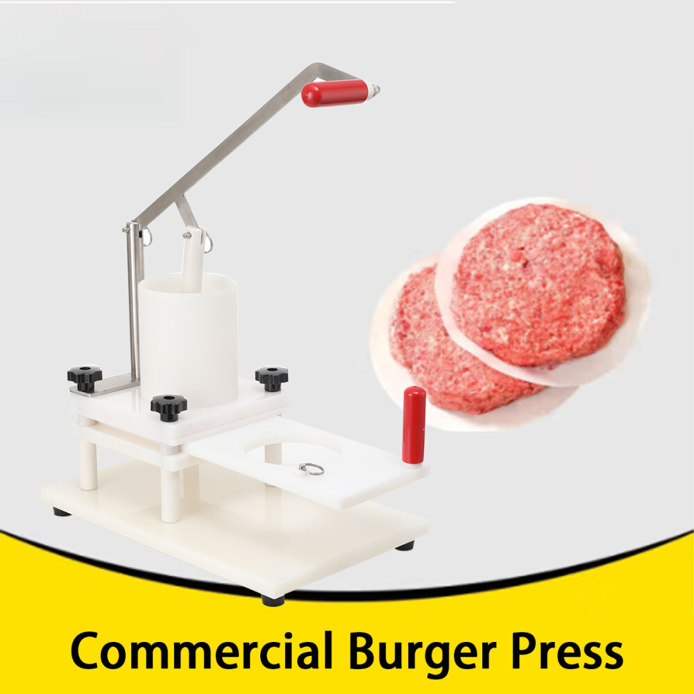 Commercial Burger Patty Maker Hamburger Meat Press Forming Machine 130mm Manual