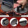 Smash Burger Press Kit with 7 in Grill 12 in Melting Dome & Accessories BBQ gallery