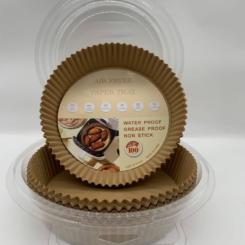 AAFEEN 100 Pcs Air Fryer Liners 6.3 Inches | Disposable Inches, Brown gallery