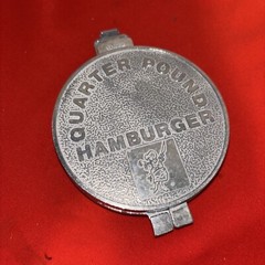 Metal Quarter Pound Hamburger Press (Taiwan)- Estate Find