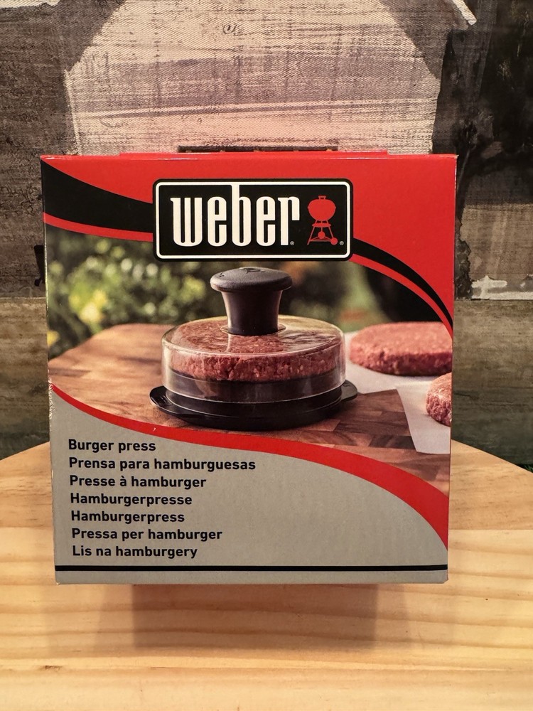Weber-Burger Press #6483 Dishwasher Safe Presses 1/2lb & 1/4lb Hamburger Patties