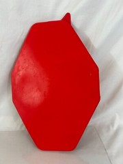 Shape & Store Red Silicone 4-Box & 6 Sided Hamburger Mold 5″ Wide