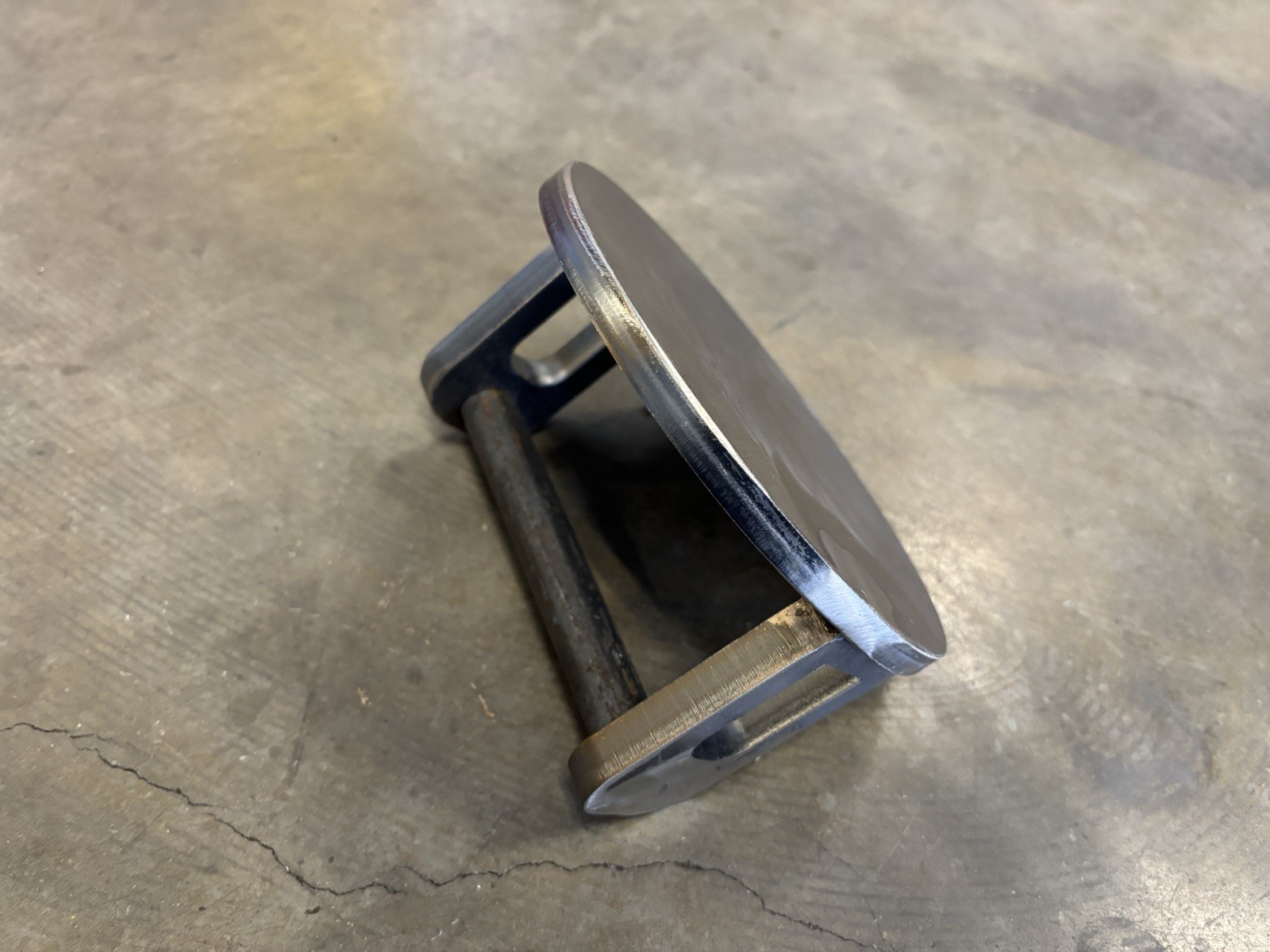 Heavy Steel smash burger press 3/8” Thick Steel Plate 5+ Lbs. gallery