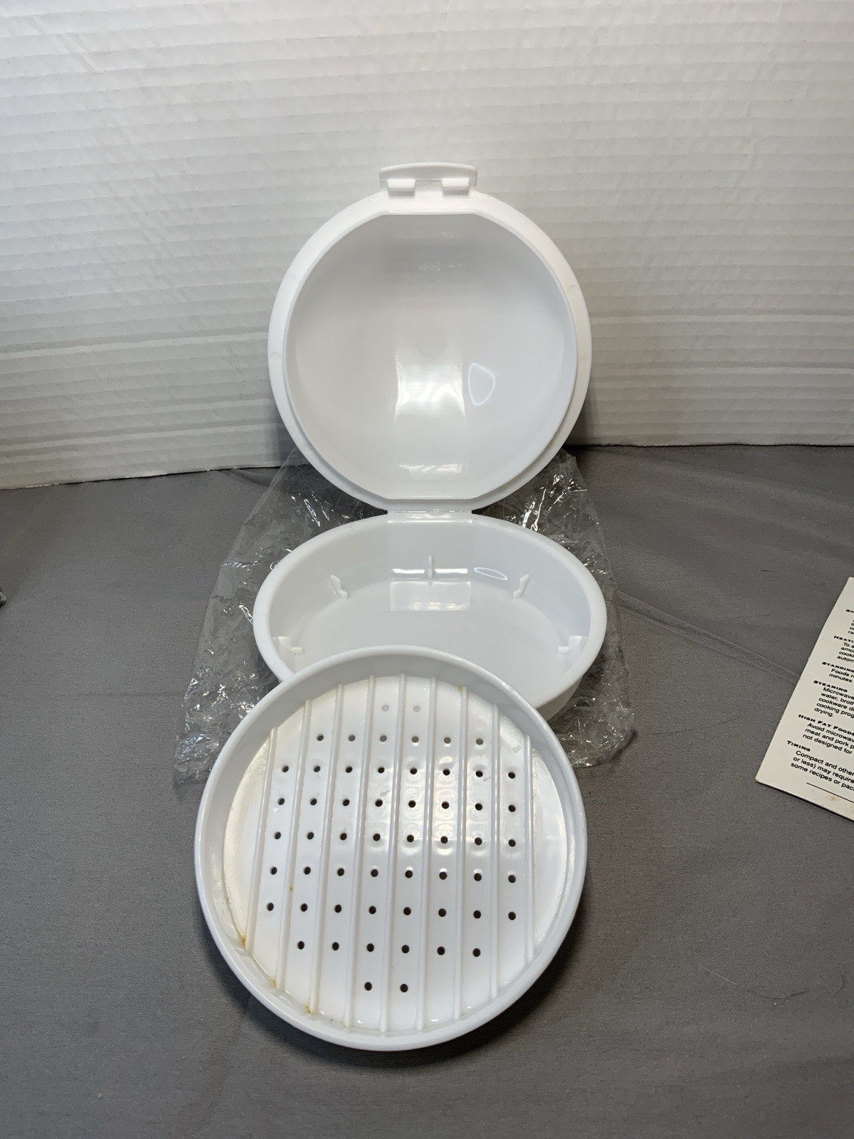 Vintage Microtex Hamburger Maker In Original Box W/instructions gallery