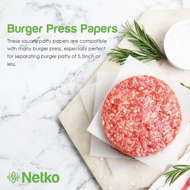 Patty Paper - Hamburger press Sheets 4.75x5" - 1000 4.75x5, White gallery