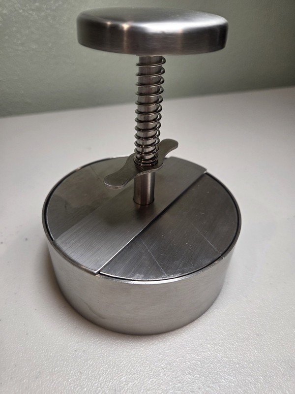 Stainless Steel Adjustable Hamburger Press & Patty Maker Non-Stick Professional gallery