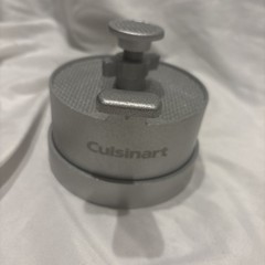 New Cuisinart Aluminum Adjustable Burger Press (Read)