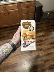 NEW SLIDER MOLD PRESS NON-STICK COATING RACHAEL RAY PERFECT 3 OUNCE PATTYS