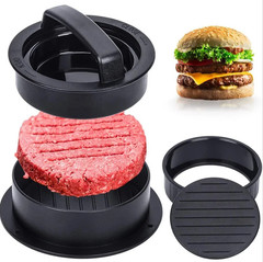 1pcs 3-in-1 Non-Stick Burger Press – Patty Mold for Stuffed Burgers & More – NEW