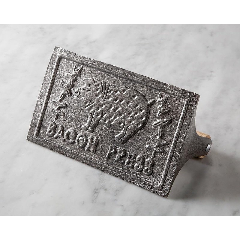 Durable Cast Iron Grill Press Heavy Duty Marking Tool Kitchen Accessory New gallery