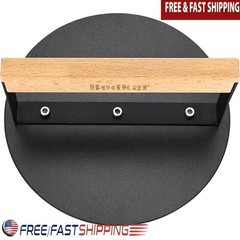 6 Inch Burger Smasher Grill Press Iron Metal Flat Smooth Handle Cooking Tool New