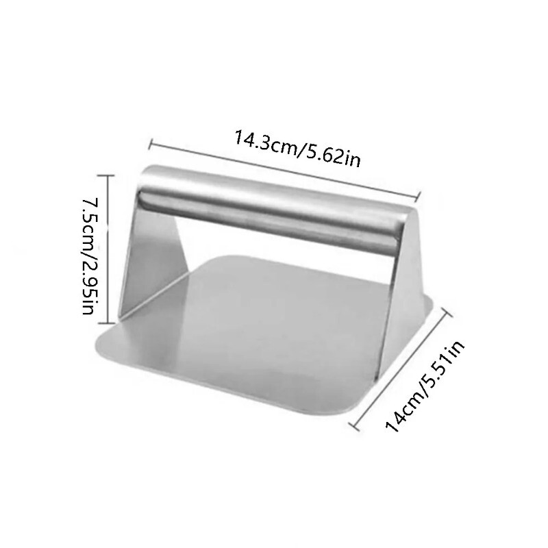 430 Stainless Steel Hamburger Meat Press Circular Square Hamburger Meat Press gallery