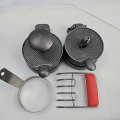 2 – Weston Burger Press 4 1/2″ Patties Adjustable Thickness Dough Cutter Lot