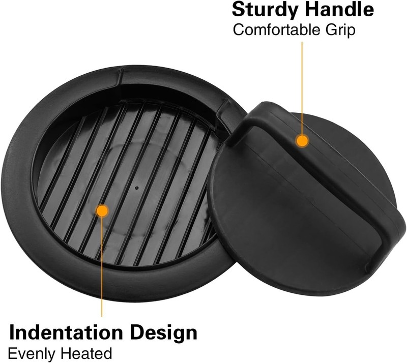 Compact Hamburger Press: Versatile Non-Stick Patty Maker for Kitchen Mastery gallery