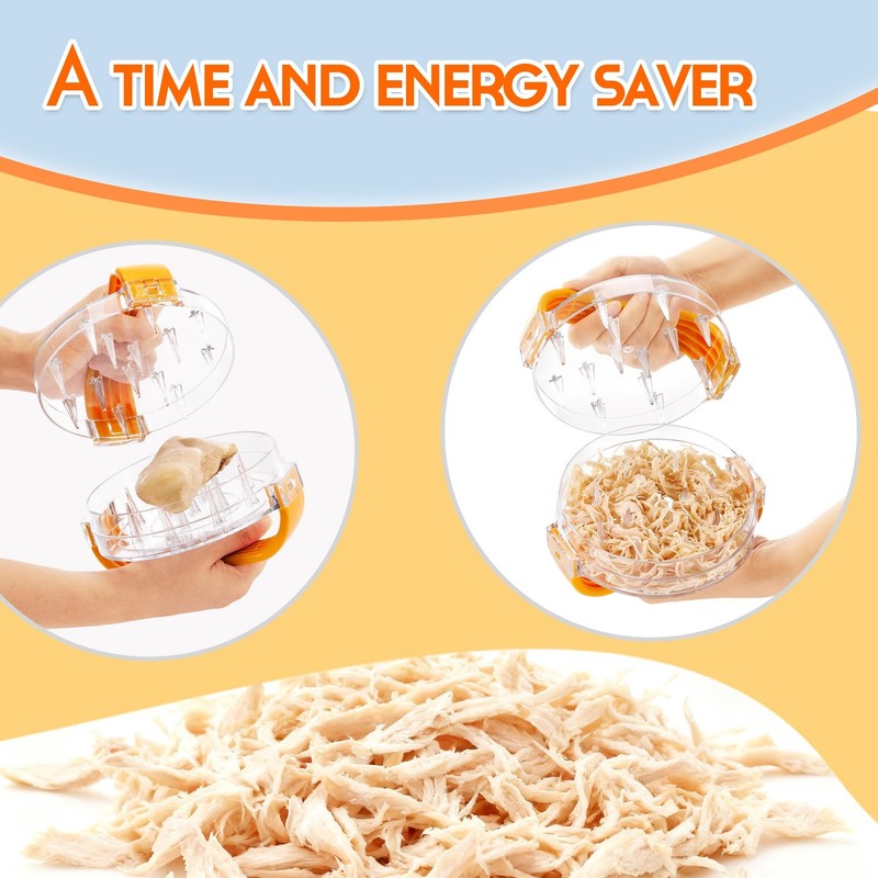 Chicken Shredder - Breast Tool Large, Clear and Yellow gallery