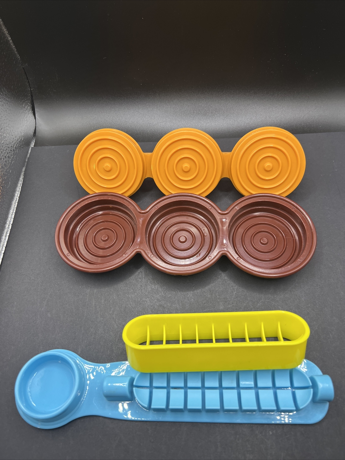 Charcoal Hamburger Press, 3 Mini Patty Triple Slider Press & Hotdog Cutter Dip gallery