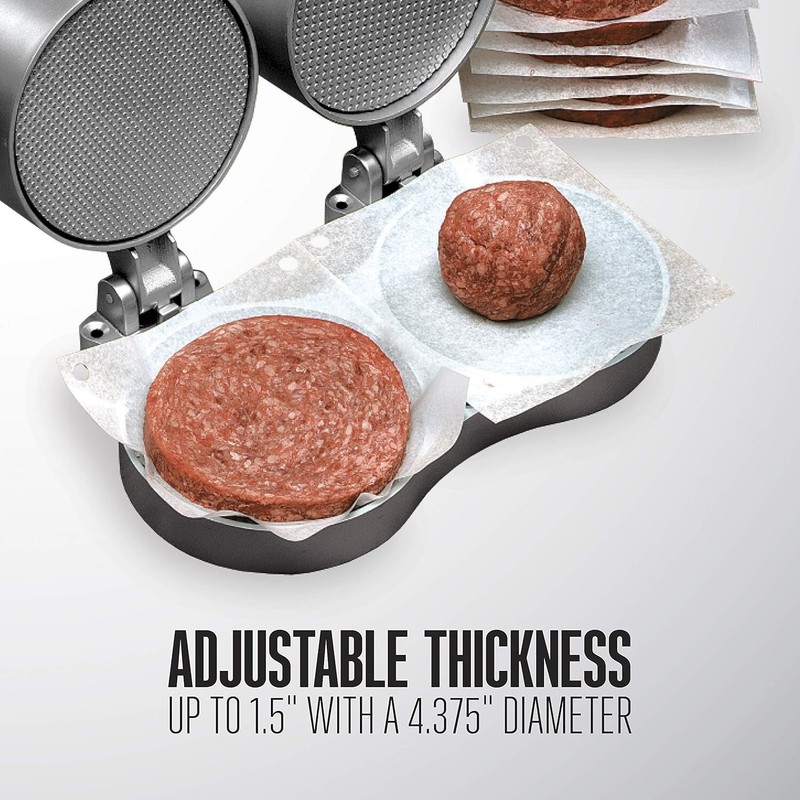Nonstick Burger Press - Makes Perfect Patties for Hamburger, Crab Cakes & Sau... gallery
