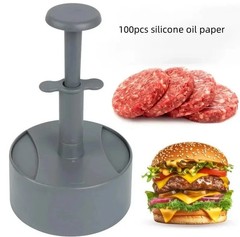 Burger Press Patty Maker – Hamburger Beef Smasher Mold -Adjustable Non Stick NEW