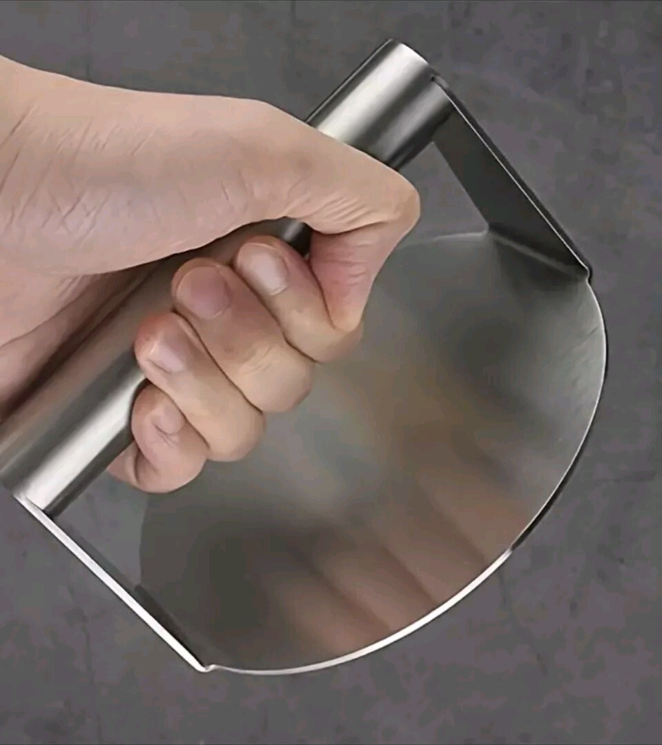 SMASH BURGER PRESS 5.9" Round Stainless Steel Burger Press, NEW in Original Box! gallery