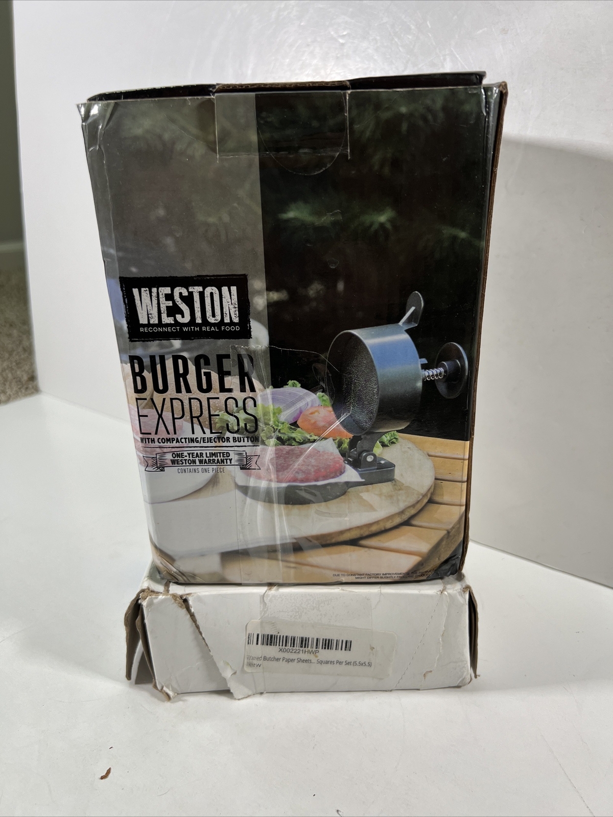 Weston Burger Express Patty Ejector Hamburger Press Plus Patty Paper Sheets gallery