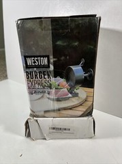Weston Burger Express Patty Ejector Hamburger Press Plus Patty Paper Sheets