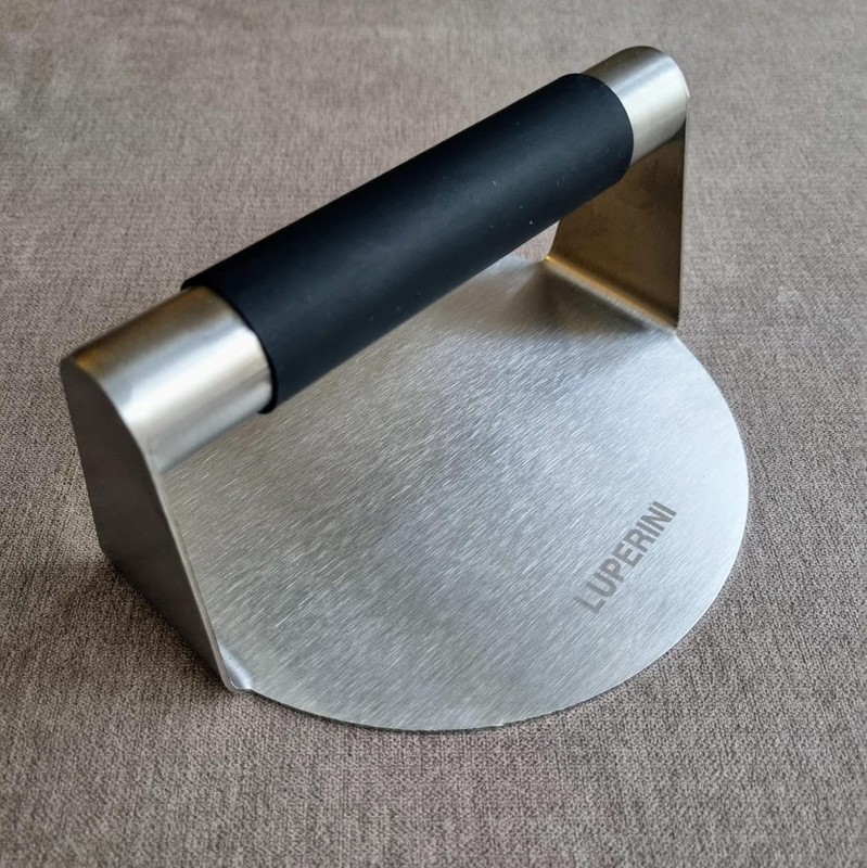 New Luperini 8-Piece Smash Burger Press Kit Stainless Steel Griddle Accessory.. gallery
