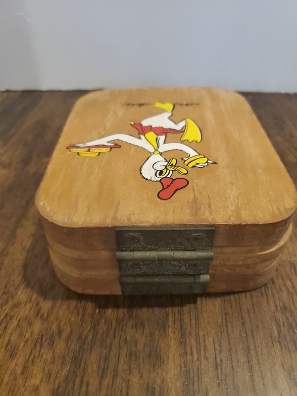 Vintage Wood Hamburger Press Mold Double Sided Mid Century Kitchen Decor RARE gallery