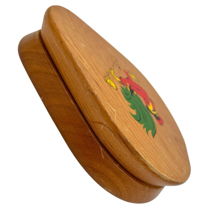 Vintage 1950s Japan Blaté Provincial Rooster Wooden Hamburger Press Wall Plaque gallery