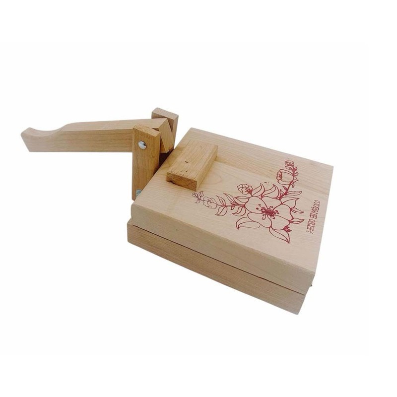 Square Wooden 10" Tortilla Press, Corn & Flour Dough Maker for Homemade Tacos gallery