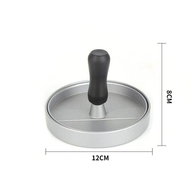 Round Hamburger Mold Aluminum Alloy Meat Beef BBQ Meat Press Food Mold NEW gallery
