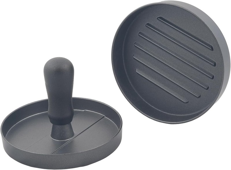 Aluminum Burger Press Patty Maker W/ 200 Non-Stick Papers Commercial & Home Use gallery