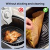 Smad 100 Pcs Air Fryer Paper Liners, 7.9 Inch Unbleached 7.9in, Natural gallery