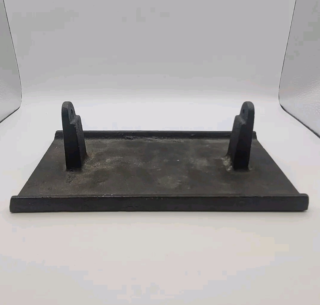 Cast Iron Meat Press Rectangle Burger Press Missing Handle gallery