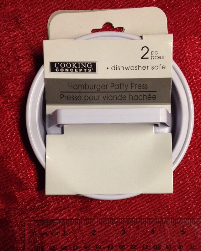 Single Hamburger Patty Beef Press Cooking Concepts 2 Pieces Brand New gallery