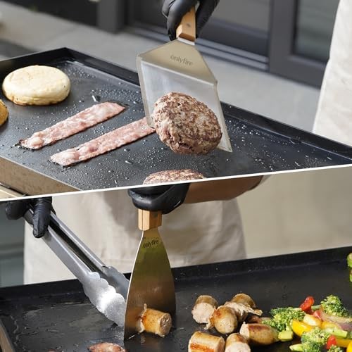 6PCS Burger Set, Cheese Melting Dome & Burger Press Kit, Basting Cover with gallery
