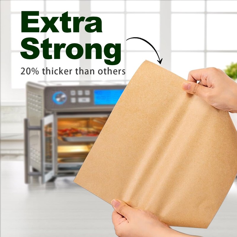 Air Fryer Liners Disposable for CHEFMAN 125pcs 8.5" x 9.5", Natural gallery
