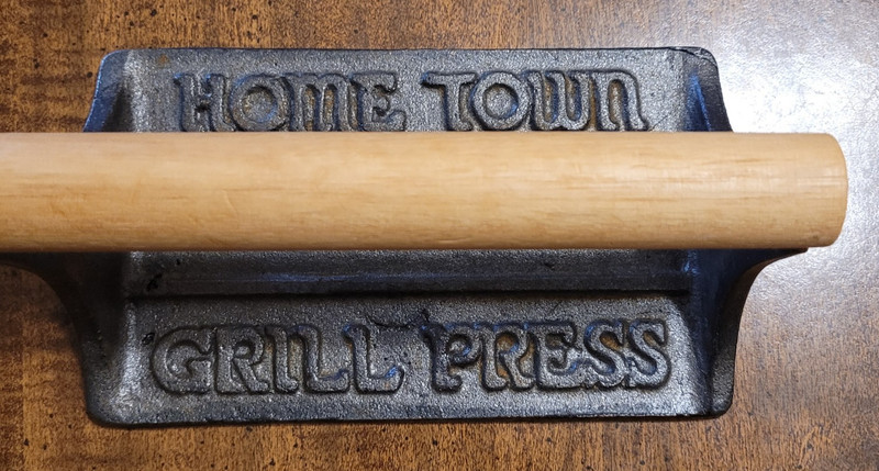 Vintage Home Town Grill Press - Pig & Flowers Design - NICE gallery