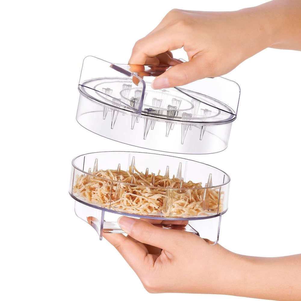 Chicken Shredder - Clear Tool Twist, Meat 6x6x4,