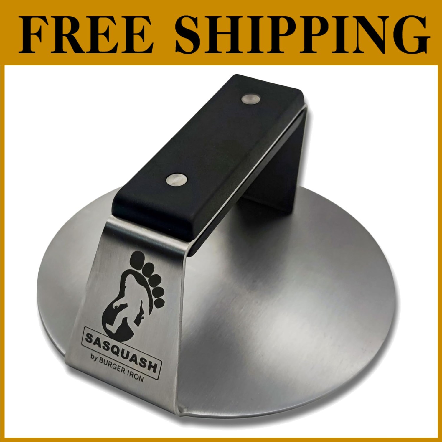 The Sasquash Burger Press - Commercial Grade Stainless Steel gallery