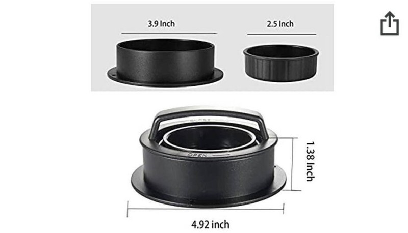 2 packs 3-In-1 Stuffed Burger Press, Non-Stick Easy-to-Clean Barbeque Accessory gallery