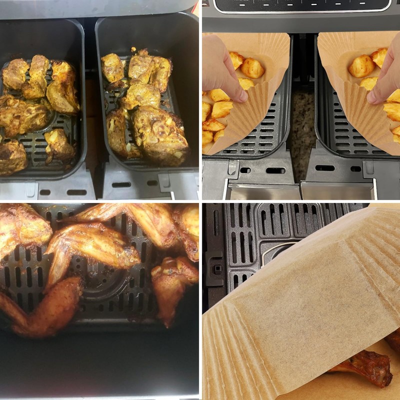 Air Fryer Liners Disposable 150Pcs for DZ071 BEIGE, 150Pcs（L*50pcs+S*100pcs) gallery