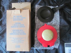 Stuffed Burger Maker * Box N’ Grill Stuffed Burger Maker Kit *NIB