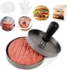 Hamburger Press Patty Maker for 1/4 to 1/2 Lb Aluminum Non-Stick Burger Press... gallery